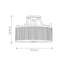 Banstead Fabric Semi Flush Mount