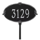 Monte Carlo Personalized Standard 1-Line Lawn Address Sign
