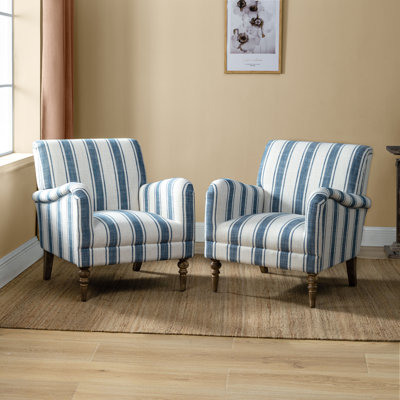 Lila 75 Cm Wide Coastal Farmhouse Armchair