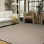 Tapis brun lavable à la machine Brenly-1591646073