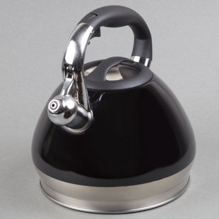 Barvivo 3qt Whistling Tea Kettle - Stainless Steel Tea Pot for All