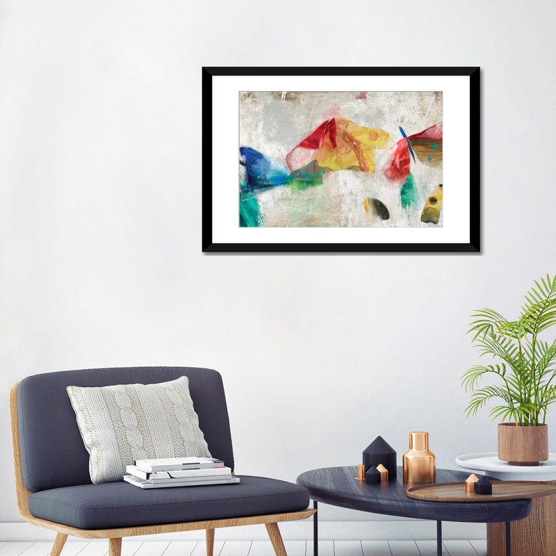 Kisses Entwined by PI Galerie - Impression sur toile tendue, H 16 po x l 24 po x P 1 po, Papier d'art encadré noir, Blanc