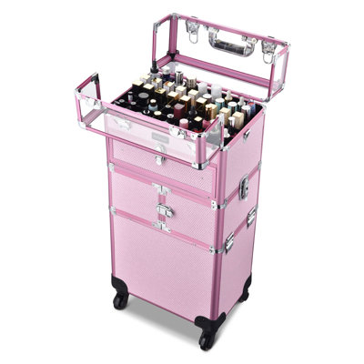 Organisateur de maquillage en polychlorure de vinyle (PVC)