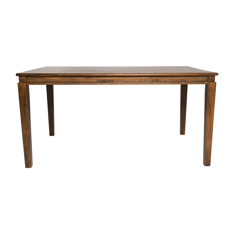 Ballarat Commercial Grade Heavy Duty Rectangular Solid Wood Dining Table, Brown, 2.5' H x 3.02' W x 5' L