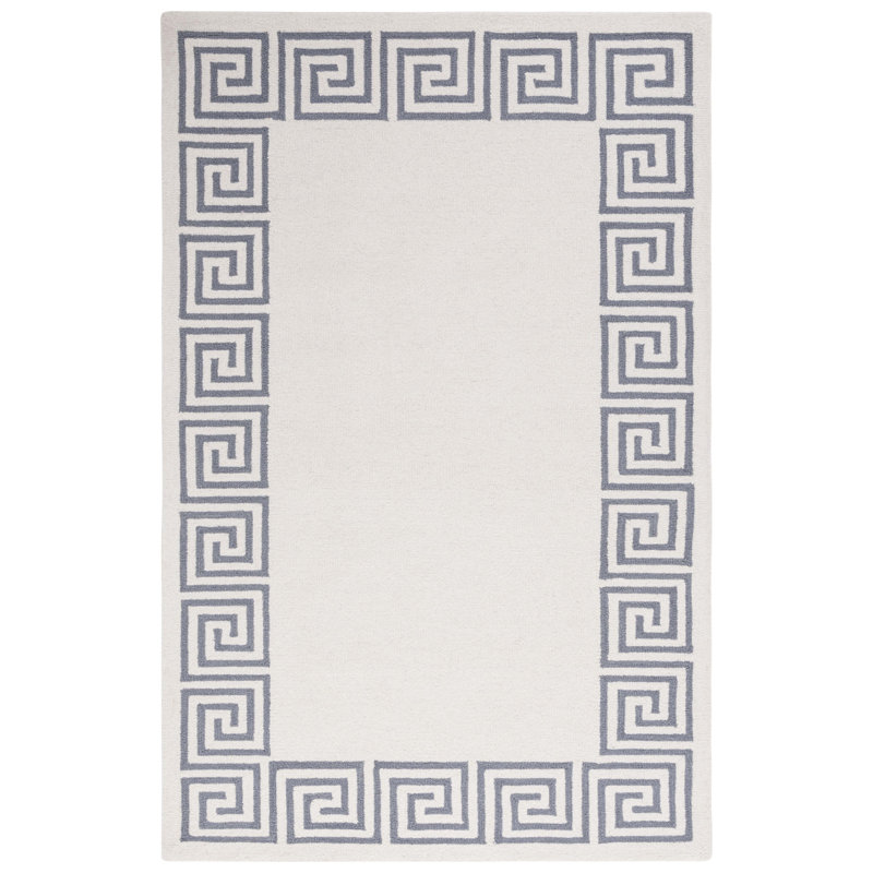 Tapis en laine / coton touffeté à la main Dormeus, Rectangle 8 pi x 10 pi
