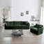 Ensemble de canapés de 3, 1 + 1 + 3 sièges, ensemble de canapé de salon, fauteuil d'appoint, causeuse et canapé à trois places-2045288783