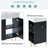 Bathroom Vanity, Bathroom Storage Cabinet With Single Ceramic Sink, Accent Cabinet-565951912