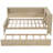 Full Size Wood Daybed With Storage Shelves And Trundle