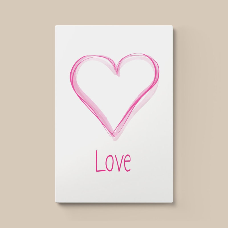 «Heart» par Katrina Craven - impression sur toile, H 36 po x l 24 po, Wrapped Canvas, Does Not Apply