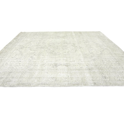 Cream Traditional 9X12 Oriental Area Rug
