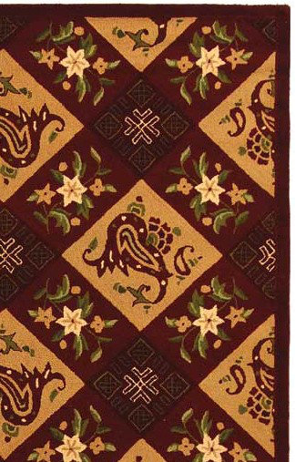 Hand Hooked Wool Pile Rug