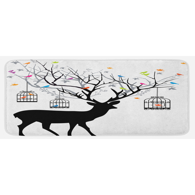 Tapis de cuisine antlers