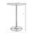 Thea LED Bar Table Chrome And Clear