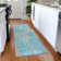 Premium Machine Washable Prisco Teal Rug