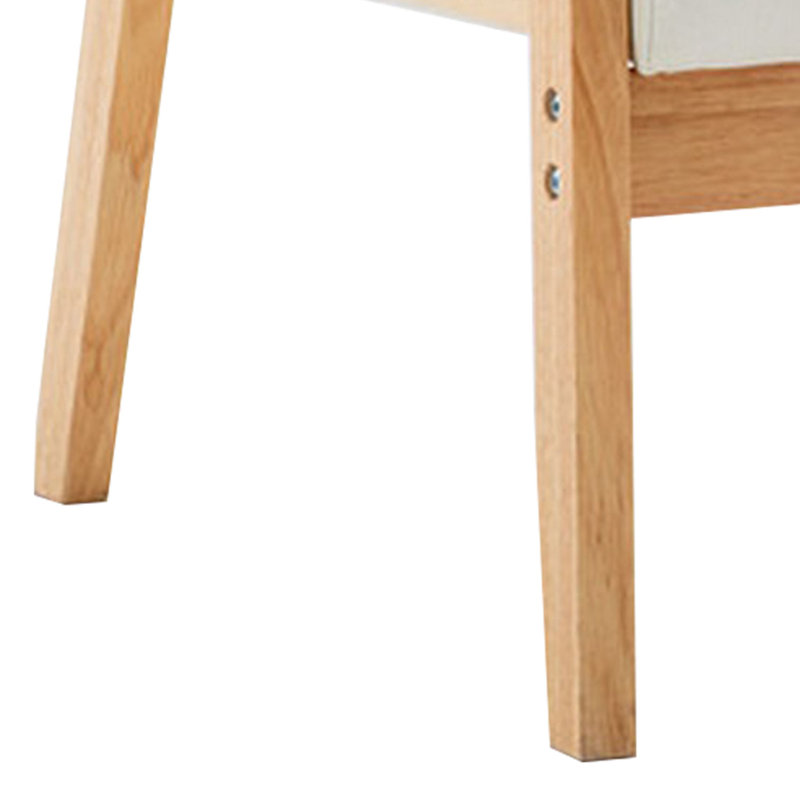 Fauteuil Hadnot, Mélange de lin beige