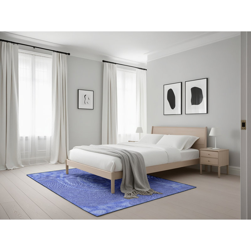 Tapis bleu, Rectangle 5 pi x 7 pi