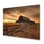 Paysage de grange au crépuscule II - salon d'art mural en métal Farmhouse