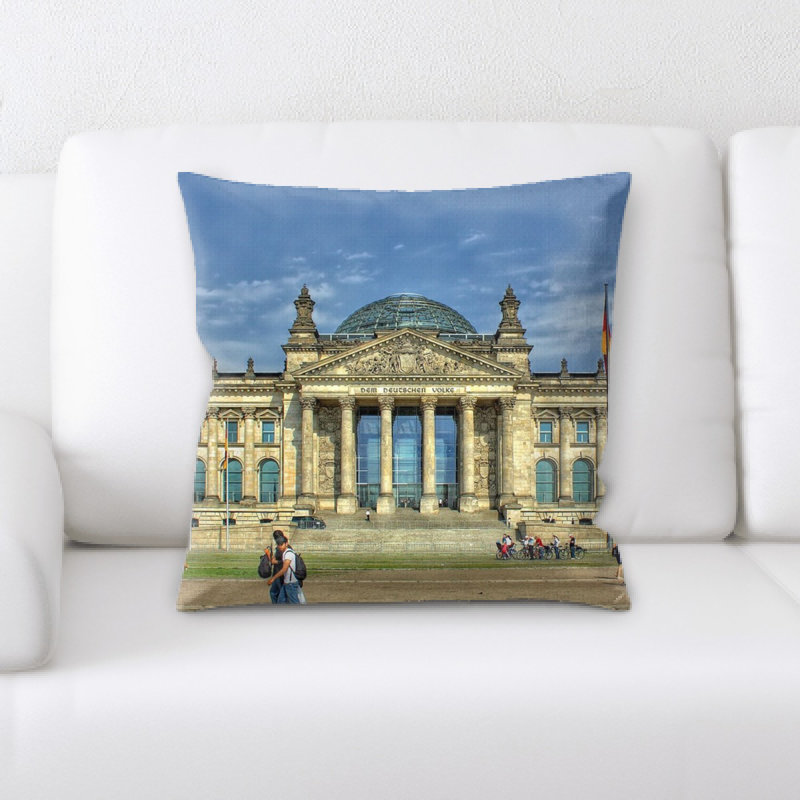 Microsuede Throw Pillow