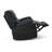 39 Inch Wide Faux Leather Manual Swivel Recliner For Comfort And Style, Perfect For Modern Living Spaces