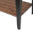 Solano 40'' Farmhouse Brown Wood Console Table