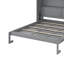 Grand lit escamotable avec tablettes