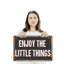 Plaque en plastique 13 po x 20 po Enjoy The Little Things Street-119525591