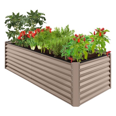 Lit de jardin surélevé en métal pour l'extérieur