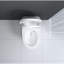Toilette de luxe avec eau chaude instantanée, affichage à DEL - capteur de pied intelligent blanc,