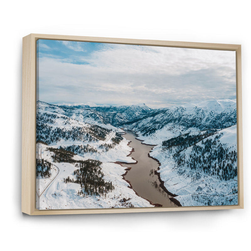 Impression sur toile Icy Alaskan Wilderness II, Toile naturelle, H 12 po x l 20 po x P 1 po