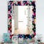Miroir de salle de bain/meuble-lavabo obsidian fleuri 26-40101923