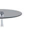 Table d'appoint moderne en métal avec plateau en verre trempé-407711052-407711055