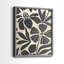 Linocut Garden I-Premium, impression encadrée - prête à être accrochée - aucun clou requis - aucun clou requis-657673908-657673912