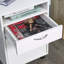 Armoire de rangement mobile avec tiroir et roulettes