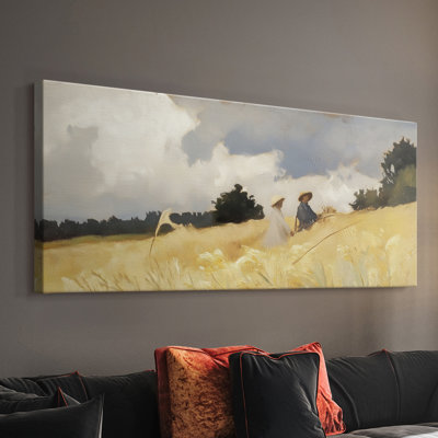 Série paysage - C XXXVII - Toile tendue avec châssis - Prêt à être accroché