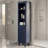 68.2-Inch Tall Blue Bathroom Locker With Adjustable Shelves, Single Drawer, And Single Cabinet Door; Suitable For Bathroom, Living Room, Entryway, And Kitchen.-262287375