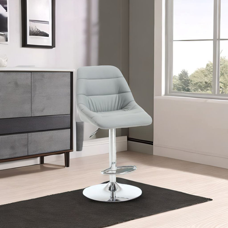 Ensemble de 2 tabourets de bar, Gris