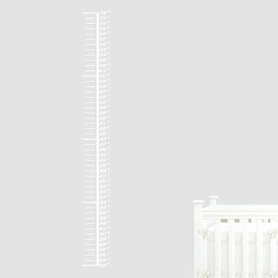 Abstract Non-Wall Damaging Growth Chart Decals