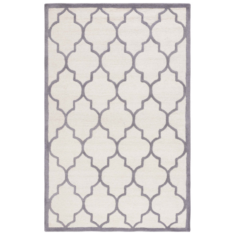 Tapis en laine touffeté à la main Cannen, Rectangle 5 pi x 8 pi