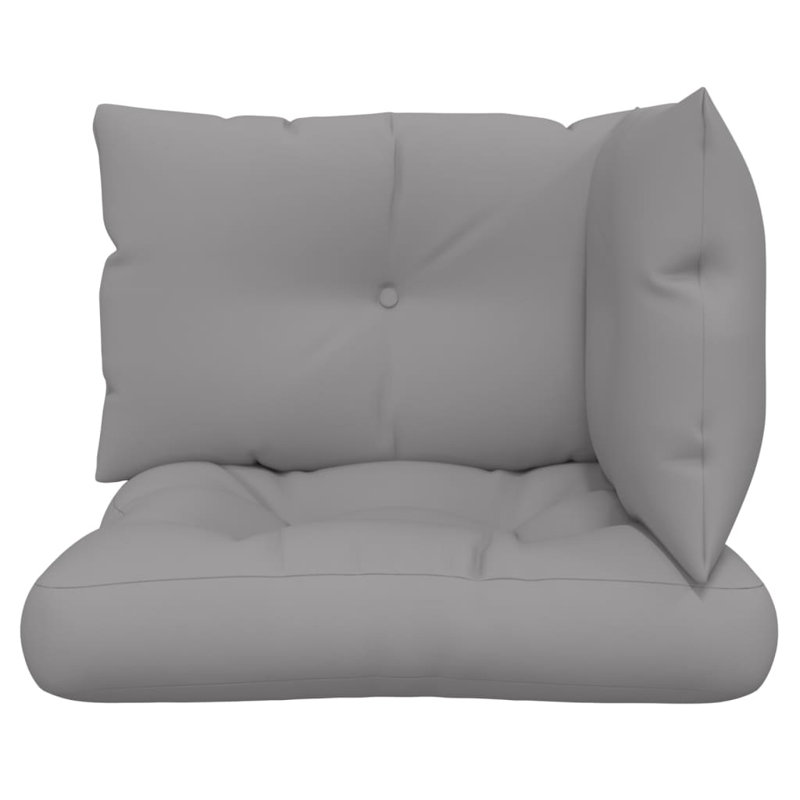 Coussins 3 pièces Ebern Designs, Gris