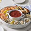 Le Creuset Stoneware Oval Chip And Dip Platter 13 In White-840133957