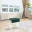 Tabouret de maquillage Tabouret de coiffeuse en acrylique avec charge de 441 lb et coussin de siège de maquillage-1747714761