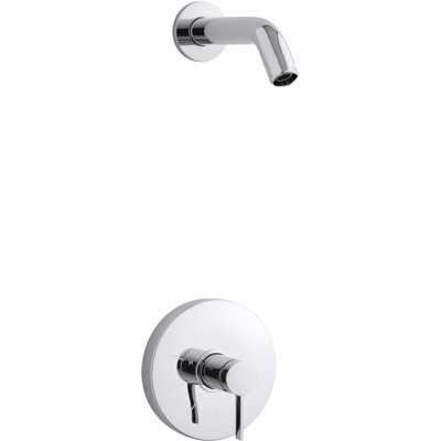 Kohler StillnessÂ® Rite-Temp Shower Valve Trim with Lever Handle, Less Showerhead -  K-TLS949-4-CP