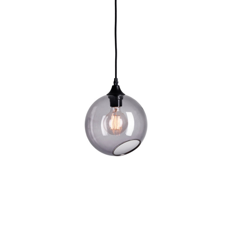 Ballroom 1 - Light Pendant, Amber, 10" H x 8" W x 8" D