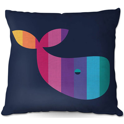  Couch Whale Nursery Throw Pillow