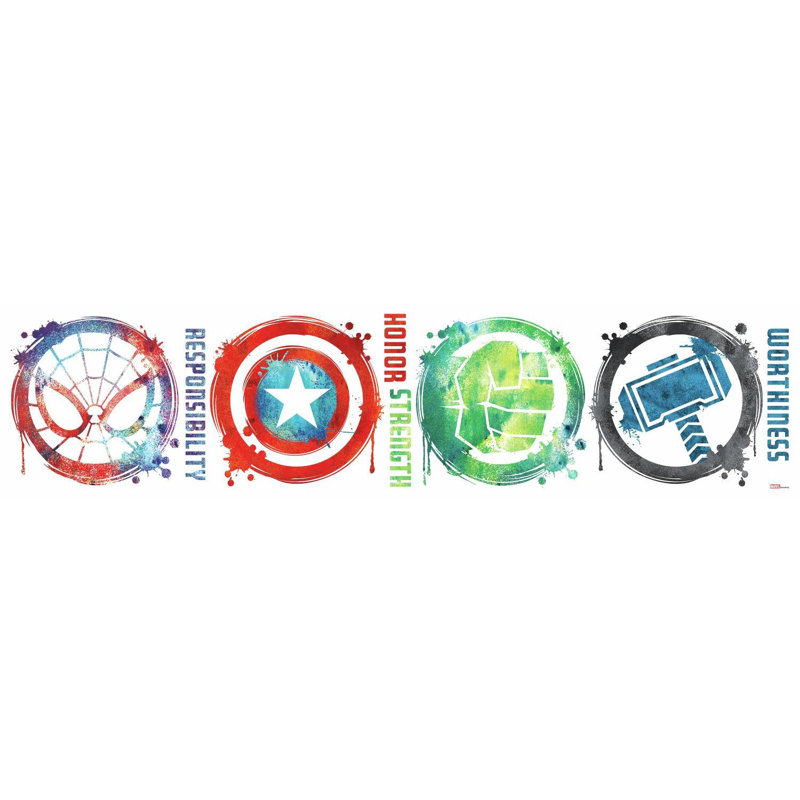 Adhésif décoratif icônes adhésif et colle Marvel
