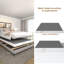 Sommier tapissier double, sommier tapissier en métal de 7 po de hauteur seulement, sommier robuste avec housse en tissu, assemblage facile-639854693-642202968