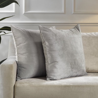 Housses de coussin rectangulaires en velours mat