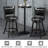 Aghaboy Swivel Upholstered Counter Stool