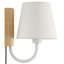 Applique murale pivotante Sunlit en noyer noir-101991440