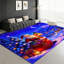 Tapis lavable à motif Père Noël, paysage d'hiver enneigé, surface en velours, doux et antidérapant, décoration intérieure moderne pour salon, chambre, entrée, bureau, balcon, appartement-1304710083